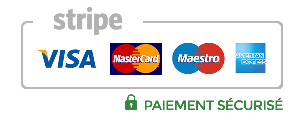 Paiement sécurisé par Stripe